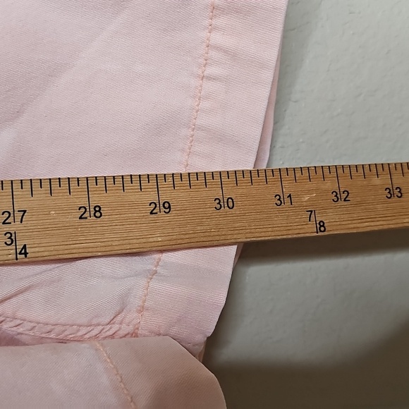 American Eagle Dreamy Drape Stretch Cargo Super High Waist Baggy Pants 6 Peach - Picture 8 of 10